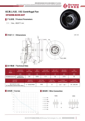 离心风机CF220B-E230-247