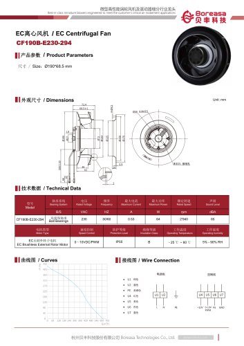 电子风扇CF190B-E230-294